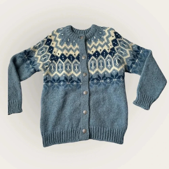 Norlander 100% Wool Sweater Cardigan - Picture 1 of 8